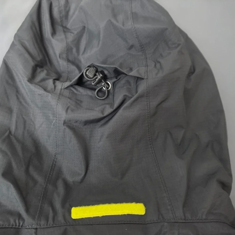 The North Face Resolve 2 Rain Jacket Mens Small Black Yellow Dryvent Hyvent S